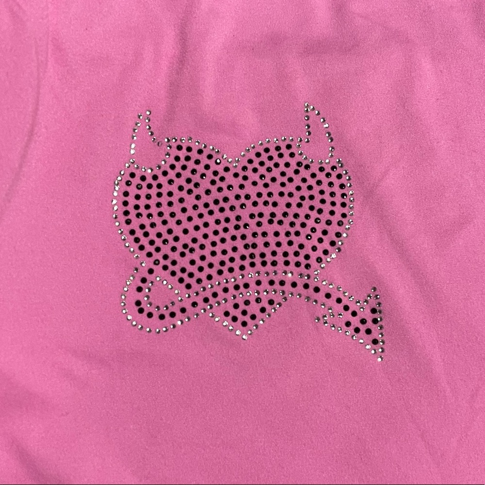 HOT PINK BEDAZZLED TANK TOP